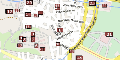 Pláka Stadtplan