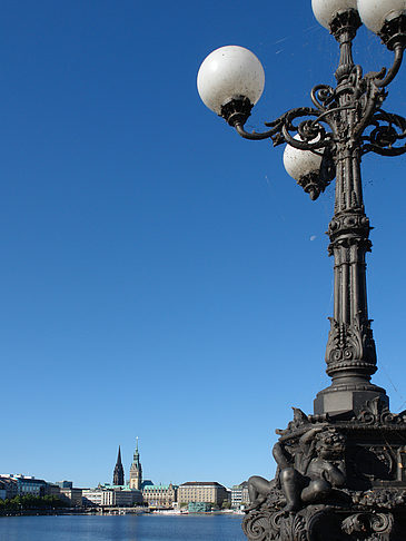 Laterne und Binnenalster Foto 