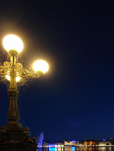 Foto Laterne und Binnenalster