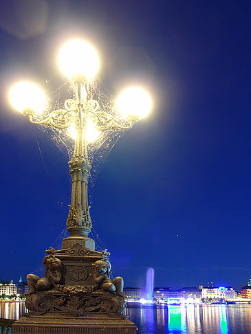 Laterne und Binnenalster Foto 