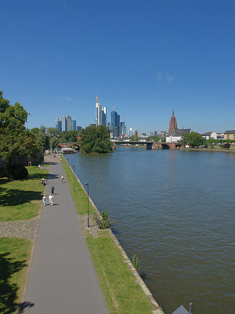 Foto Skyline von Frankfurt - Frankfurt am Main