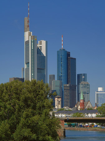 Foto Skyline von Frankfurt