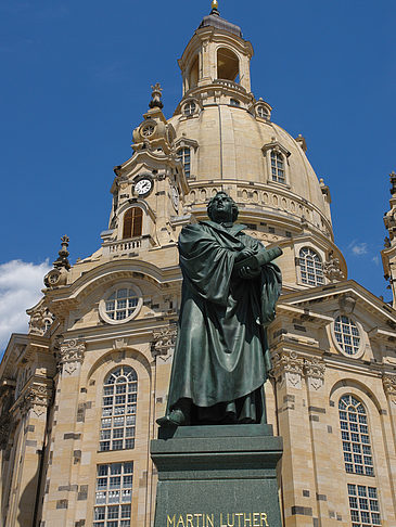 Frauenkirche und Lutherdenkmal Fotos