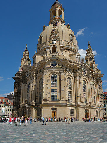 Foto Frauenkirche und Lutherdenkmal - Dresden