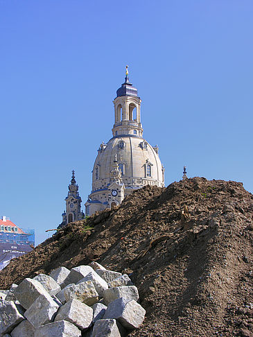 Baustelle Frauenkirche Foto 