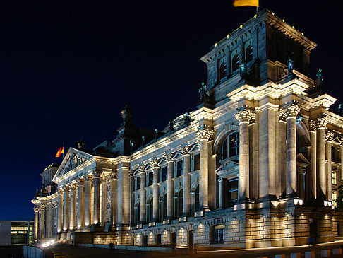 Reichstag bei Nacht Foto 