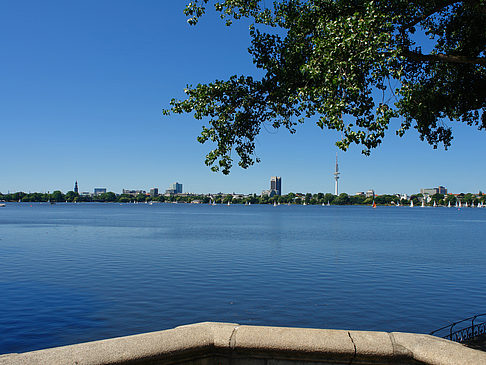 Brücke an der Binnenalster Fotos