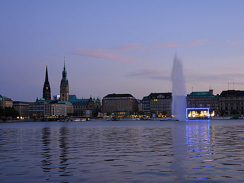 Foto Fontäne auf der Binnenalster