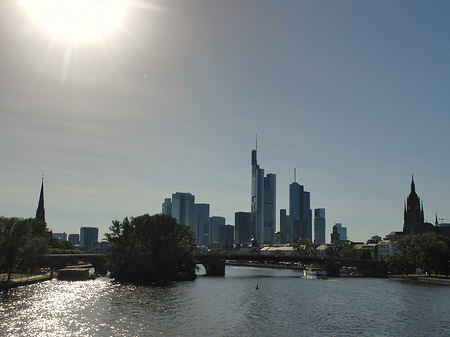 Fotos Skyline von Frankfurt mit Alter Brücke | Frankfurt am Main