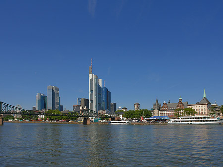 Skyline von Frankfurt mit Saalhof