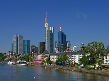 Skyline von Frankfurt Fotos