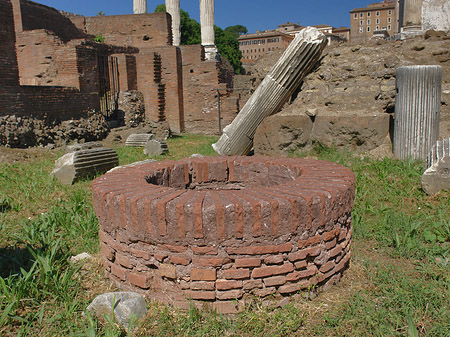 Foto Brunnen am Vesta-Tempel - Rom